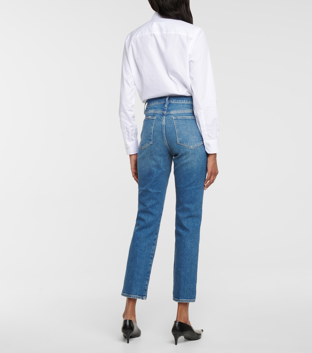 Jeans skinny Le Sylvie de tiro medio | Frame