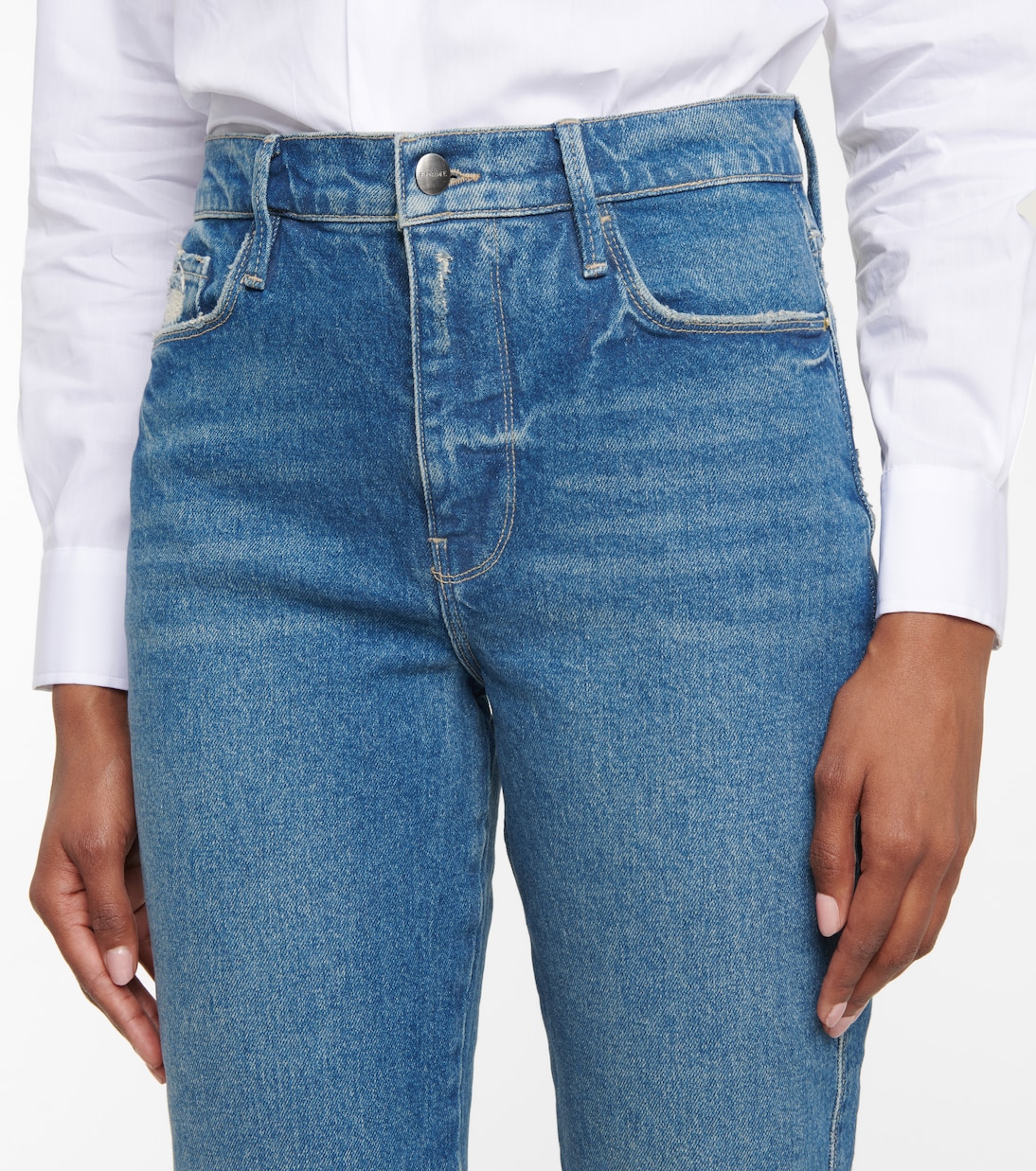 Jeans skinny Le Sylvie de tiro medio | Frame