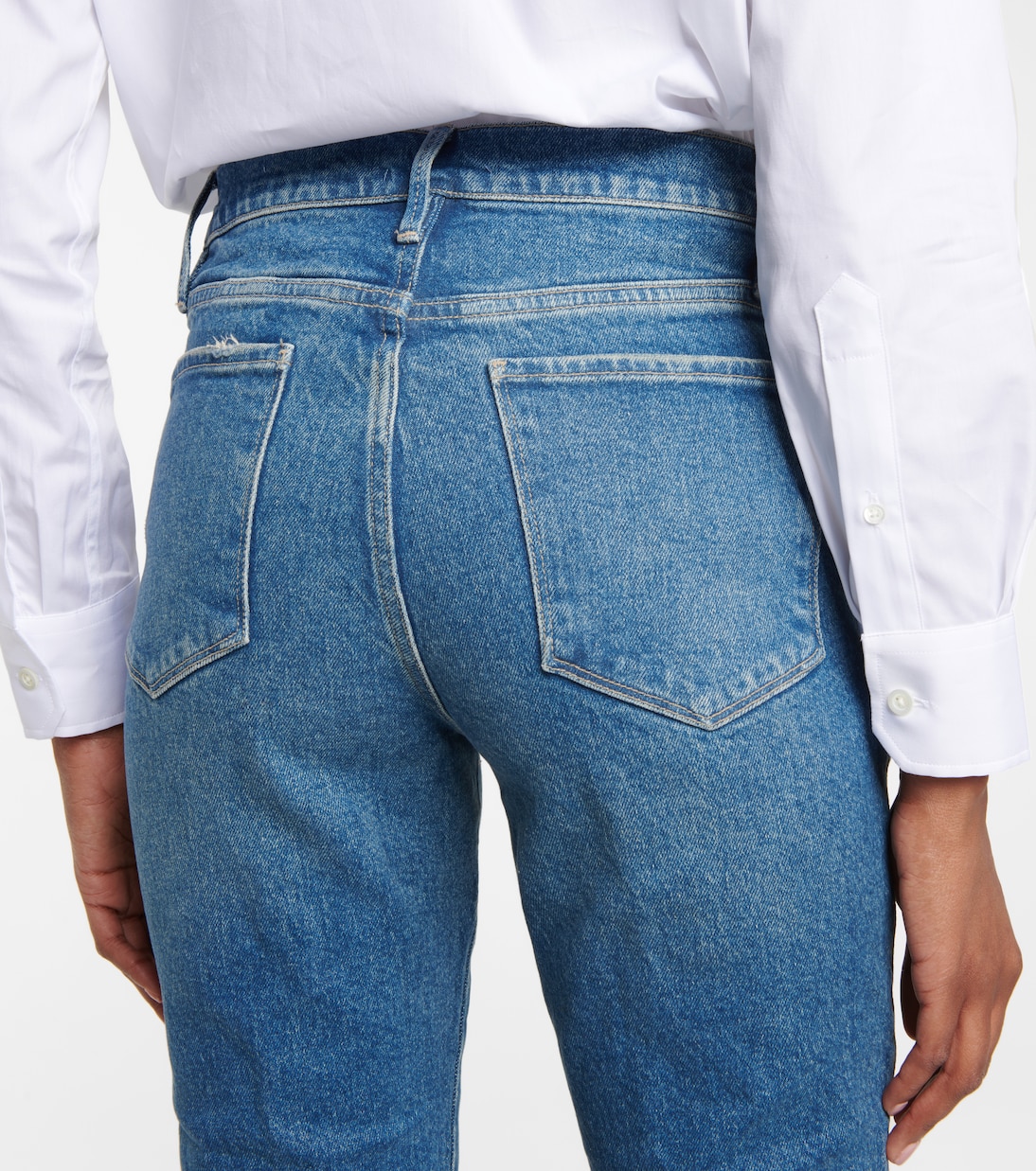 Jeans skinny Le Sylvie de tiro medio | Frame