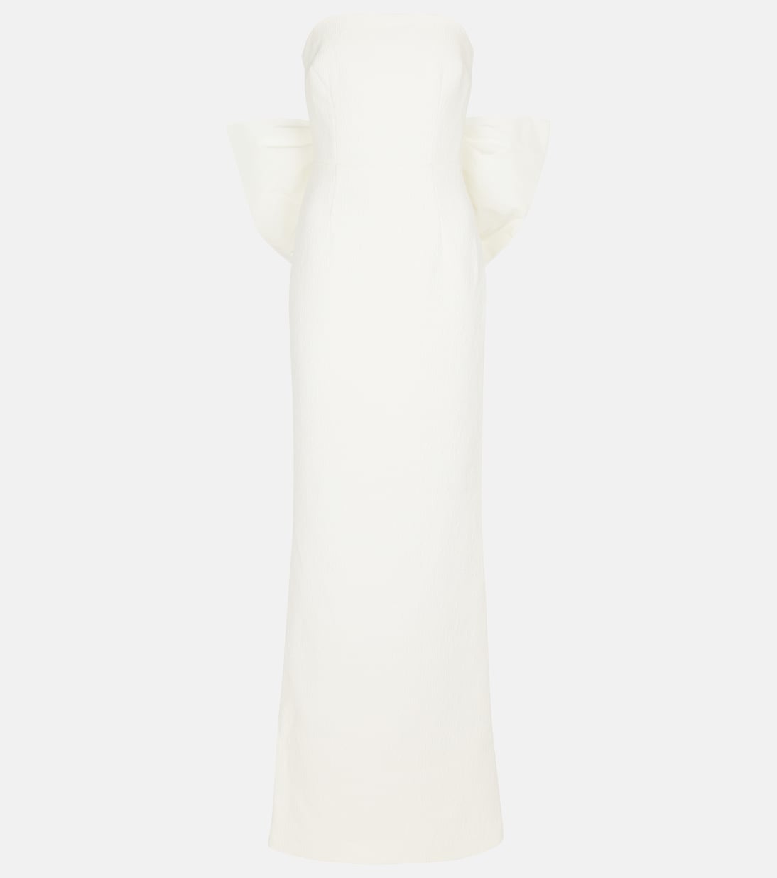 Bridal Rosette crêpe gown | Rebecca Vallance