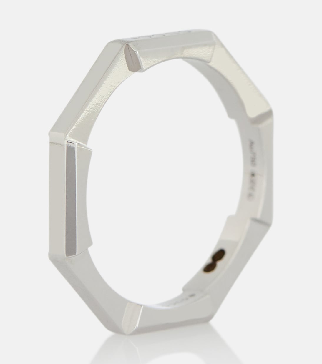 Anello Link To Love in oro bianco 18kt | Gucci