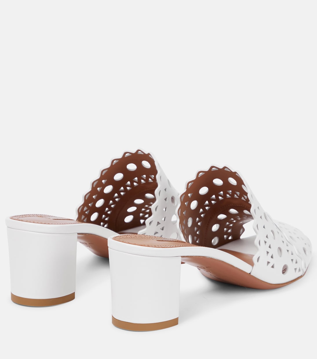 Pantoletten aus Leder | Alaïa