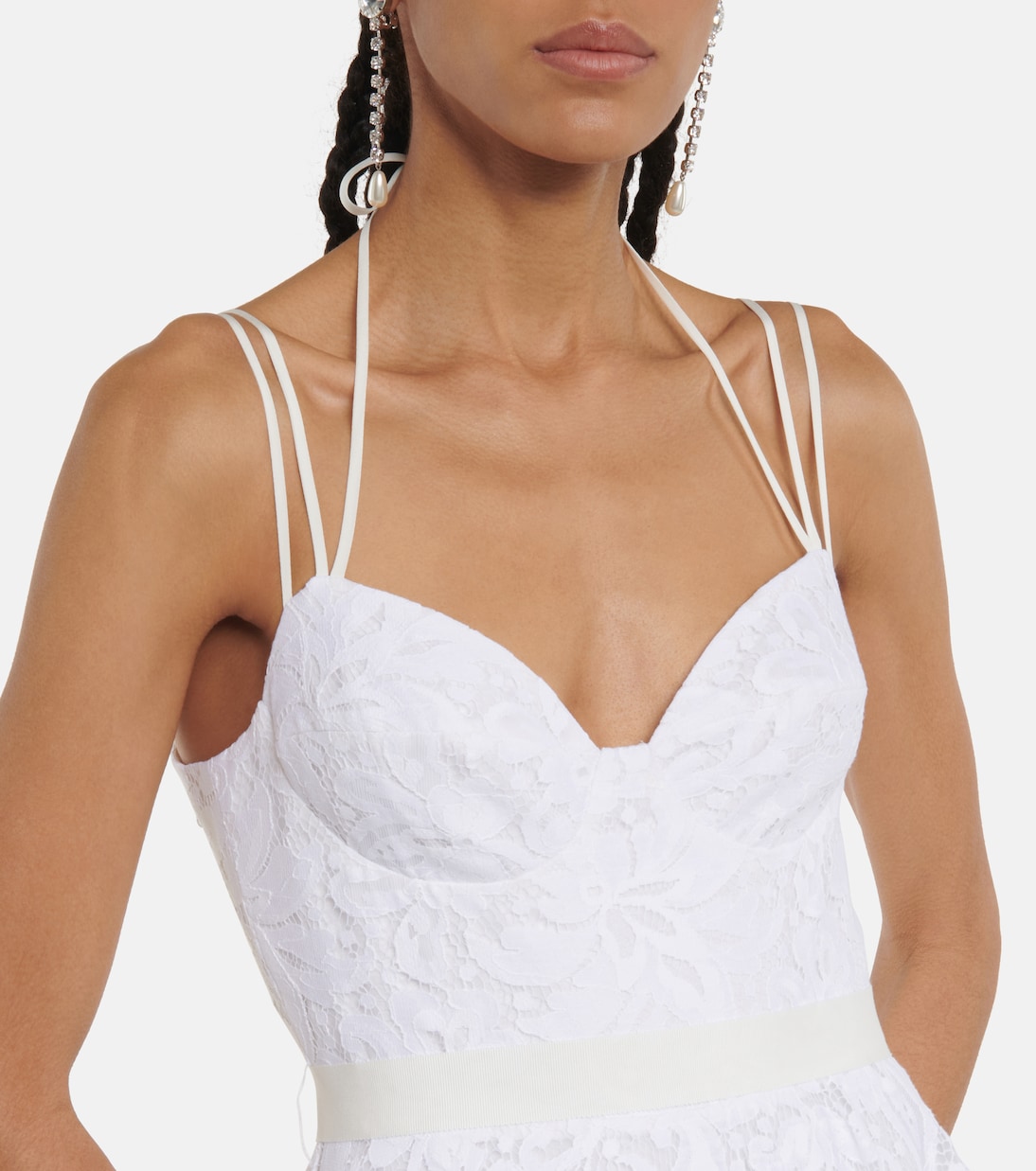 Robe Bridal Rea en dentelle | Erdem