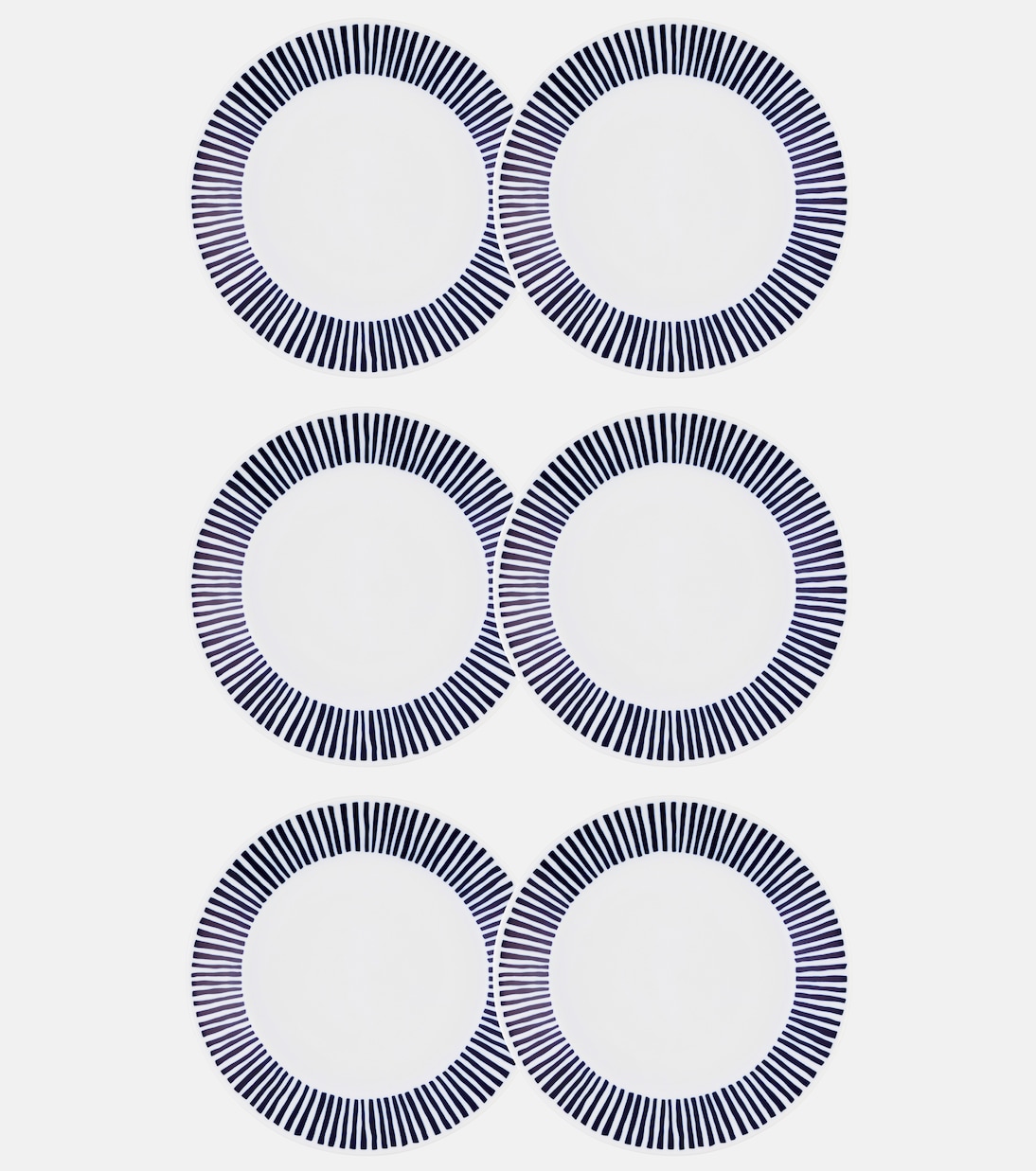 Ladeira set of 6 flat plates | Sargadelos