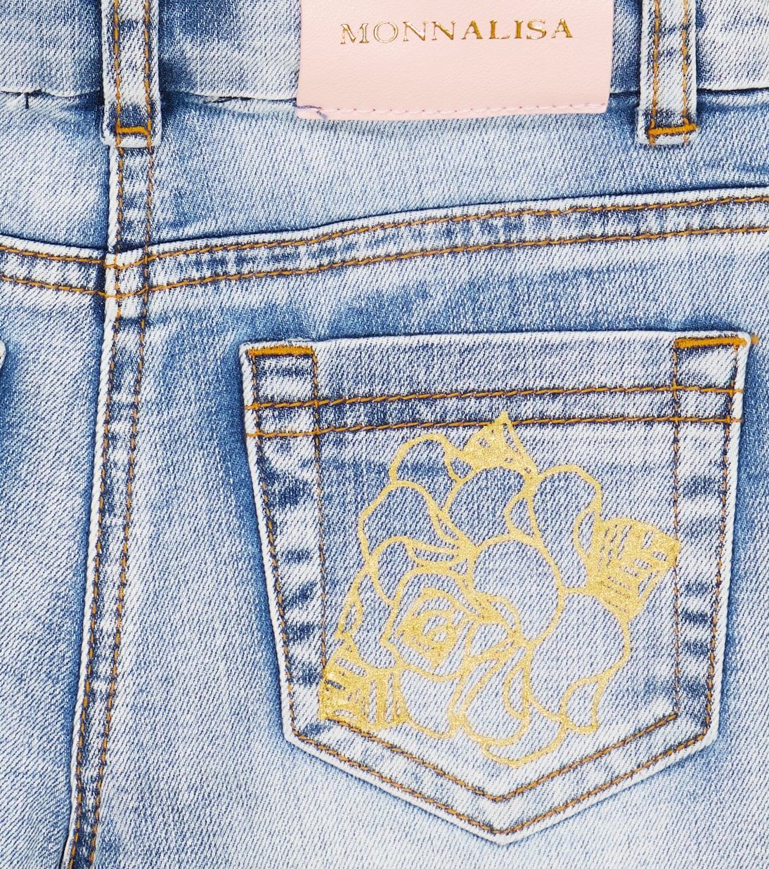 Jeans flared con stampa | Monnalisa