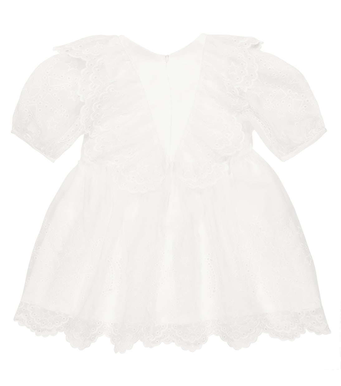 Baby - Abito in seta con ricamo | Stella McCartney Kids