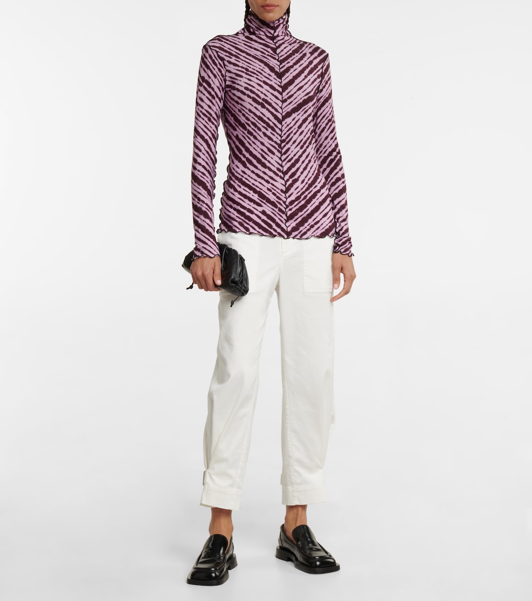 White Label top de punto fino estampado | Proenza Schouler