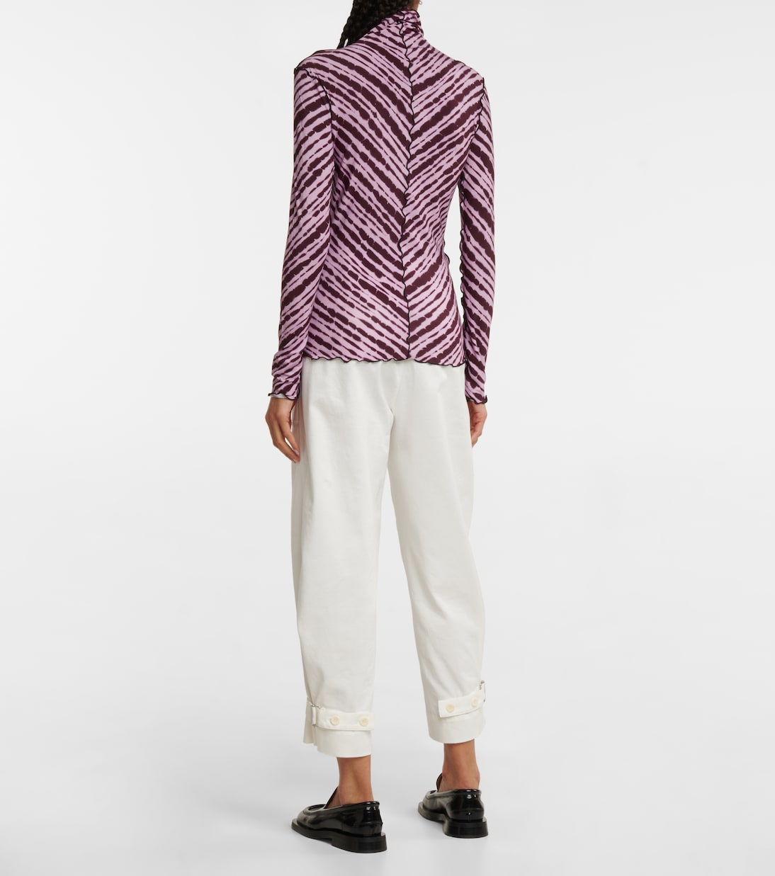 White Label top de punto fino estampado | Proenza Schouler