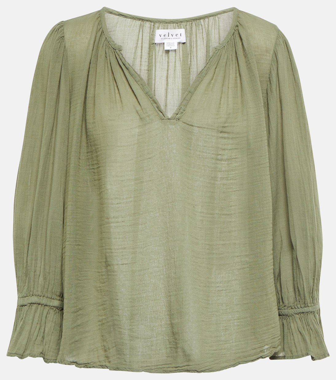 Blusa Dita in garza di cotone | Velvet