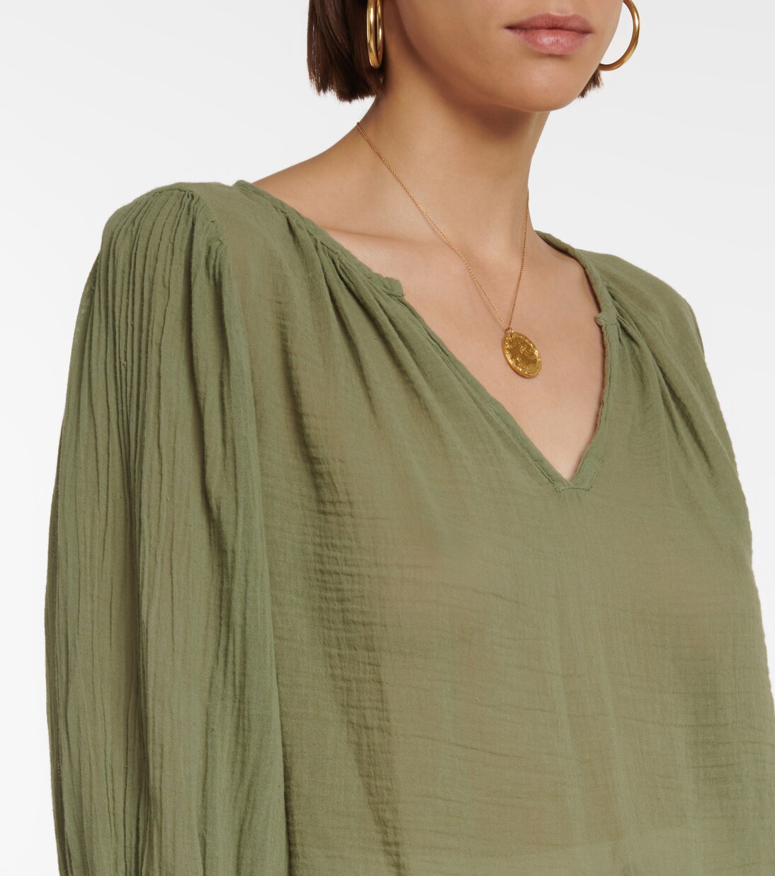 Blusa Dita in garza di cotone | Velvet
