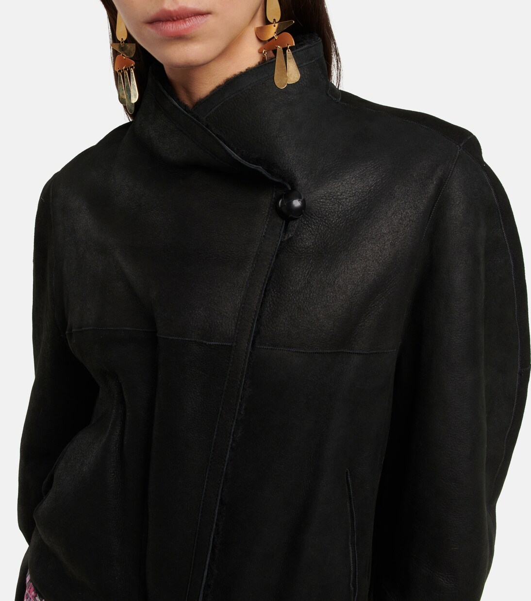 Lederjacke Acacilo mit Shearling | Isabel Marant