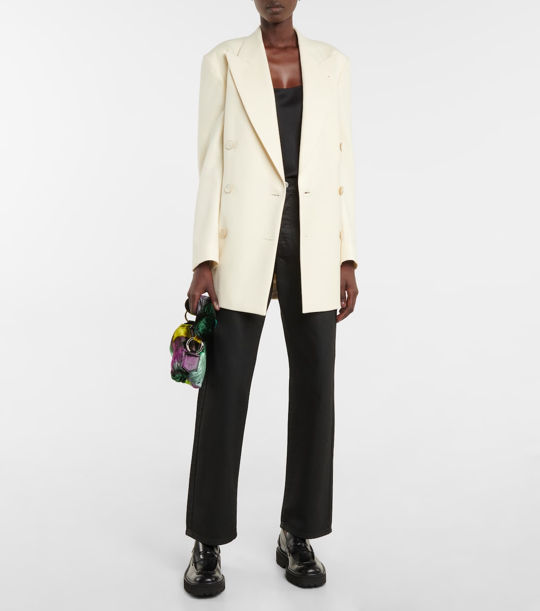 Blazer in lana con cintura | Dries Van Noten