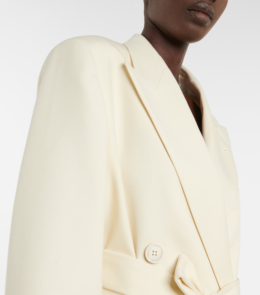 Blazer in lana con cintura | Dries Van Noten