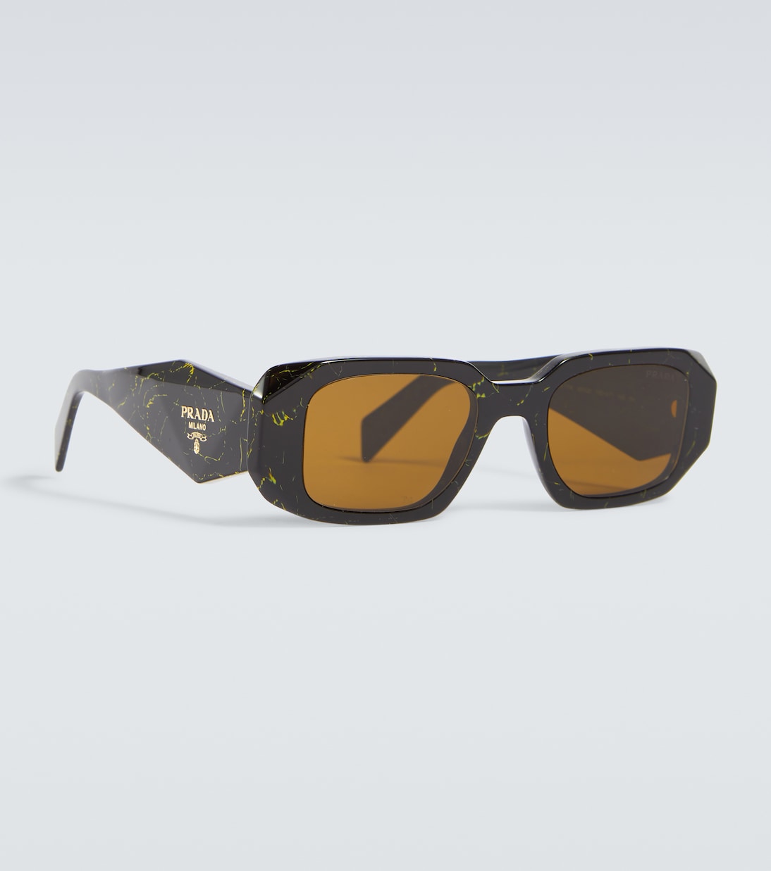 Rectangular acetate sunglasses | Prada