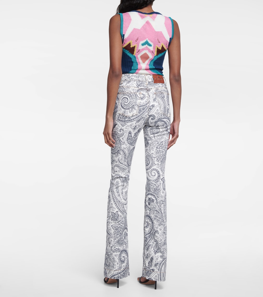 Paisley printed flared jeans | Etro