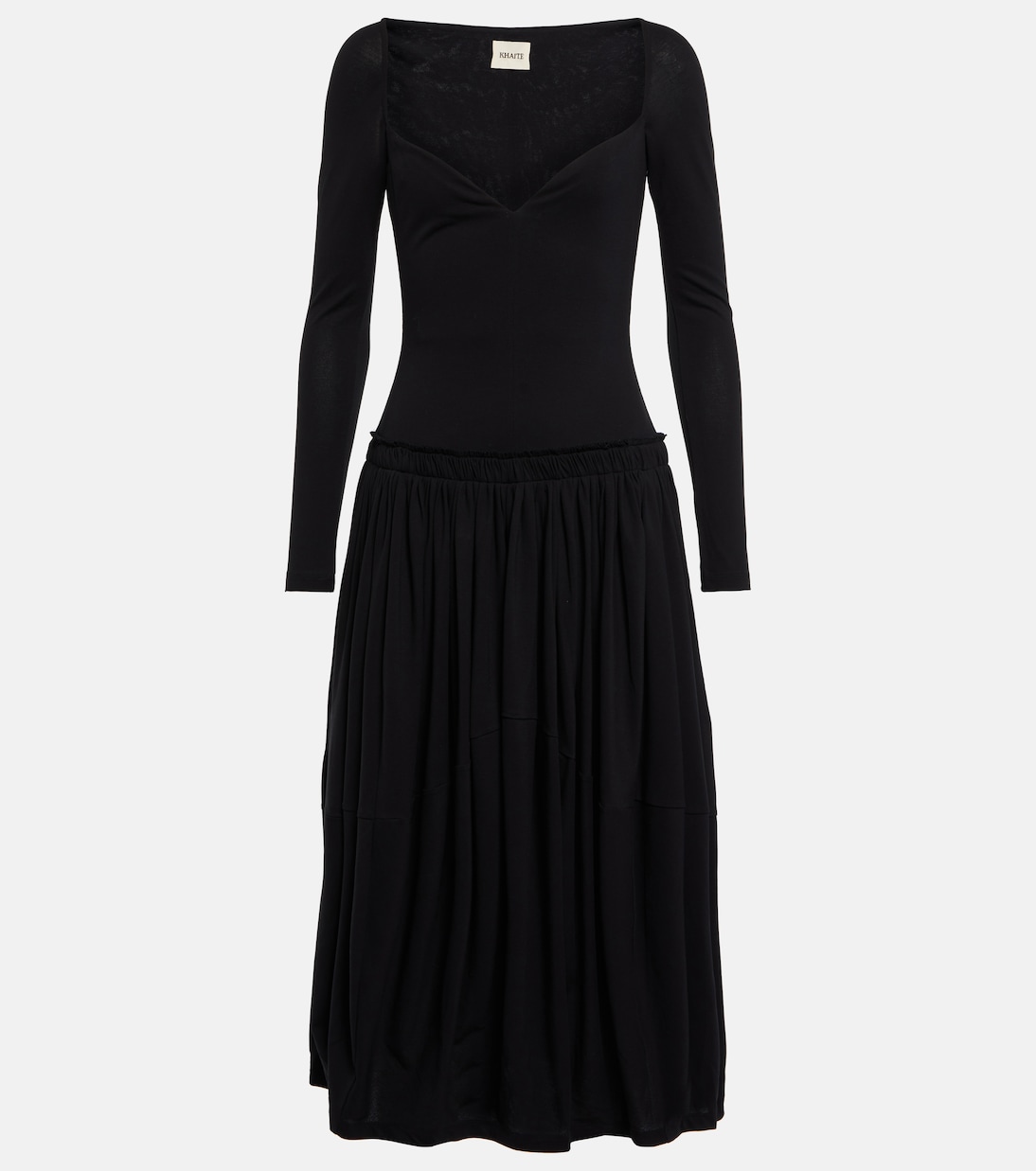Cotton jersey midi dress | Khaite