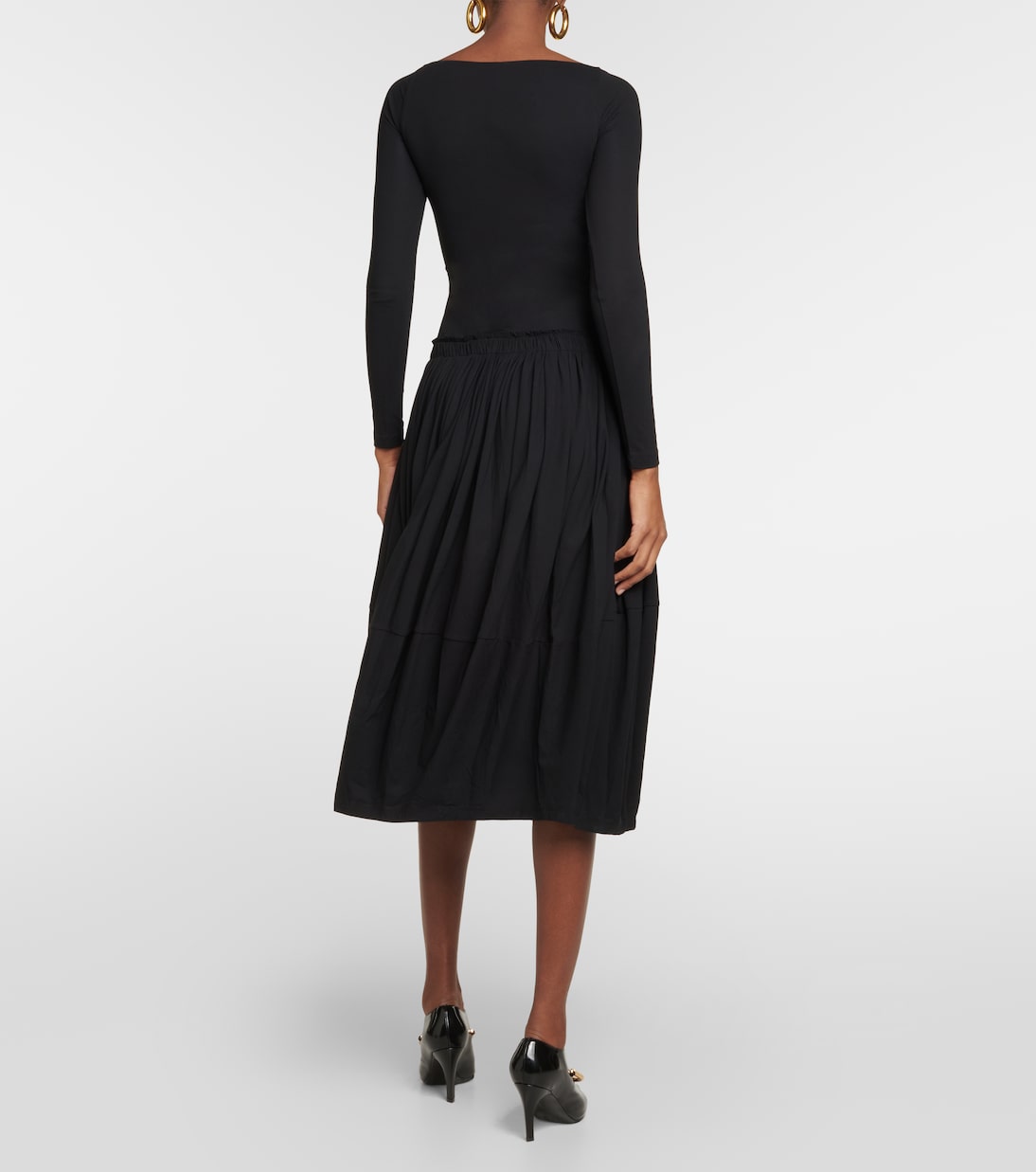 Cotton jersey midi dress | Khaite