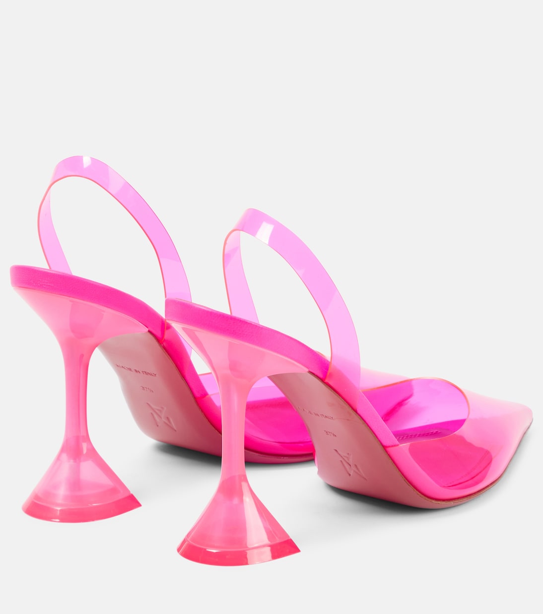 Slingback-Pumps Holli Glass | Amina Muaddi