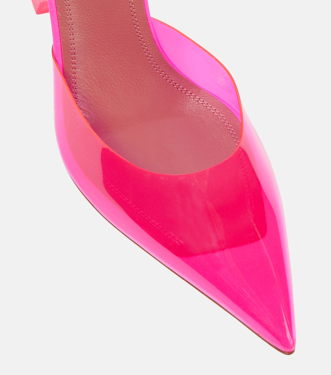 Slingback-Pumps Holli Glass | Amina Muaddi