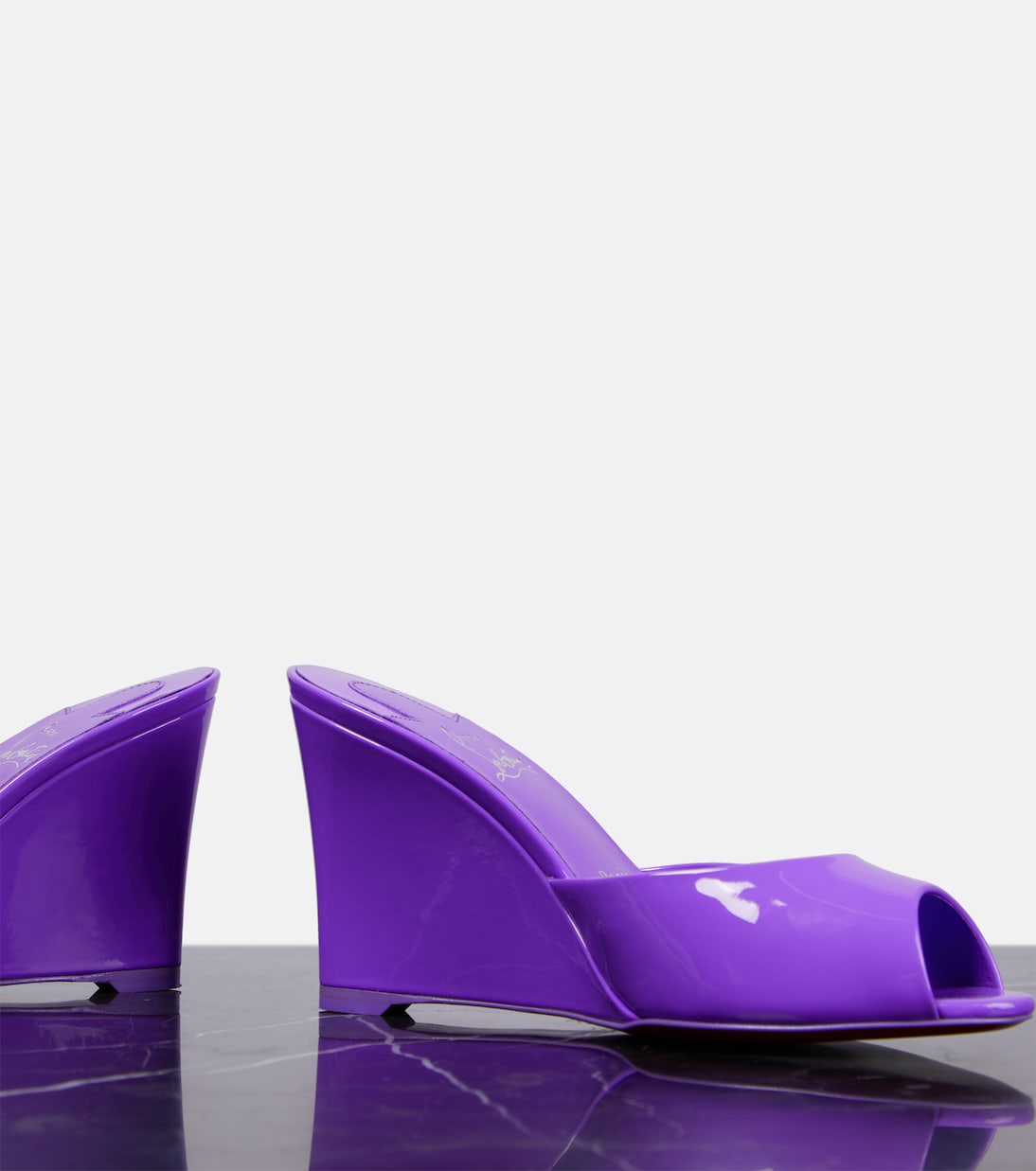 Sandali Me Dolly Zeppa in vernice | Christian Louboutin