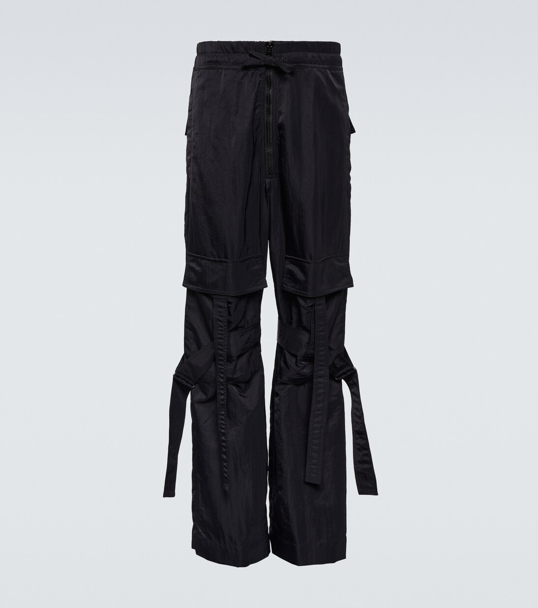 Mid-rise cargo pants in black - Dries Van Noten | Mytheresa
