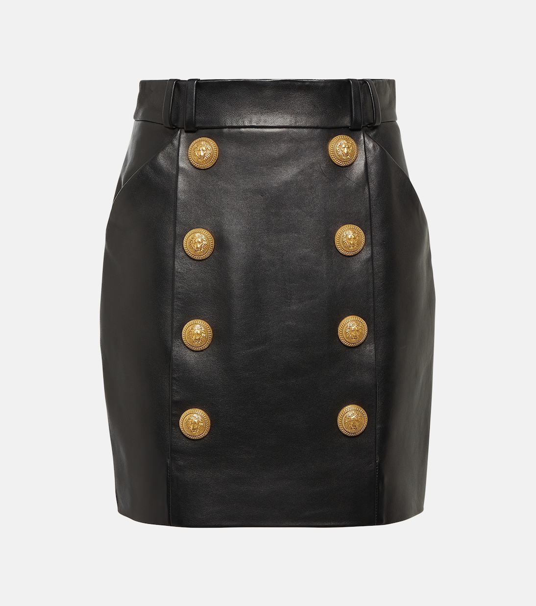 Minigonna in pelle | Balmain