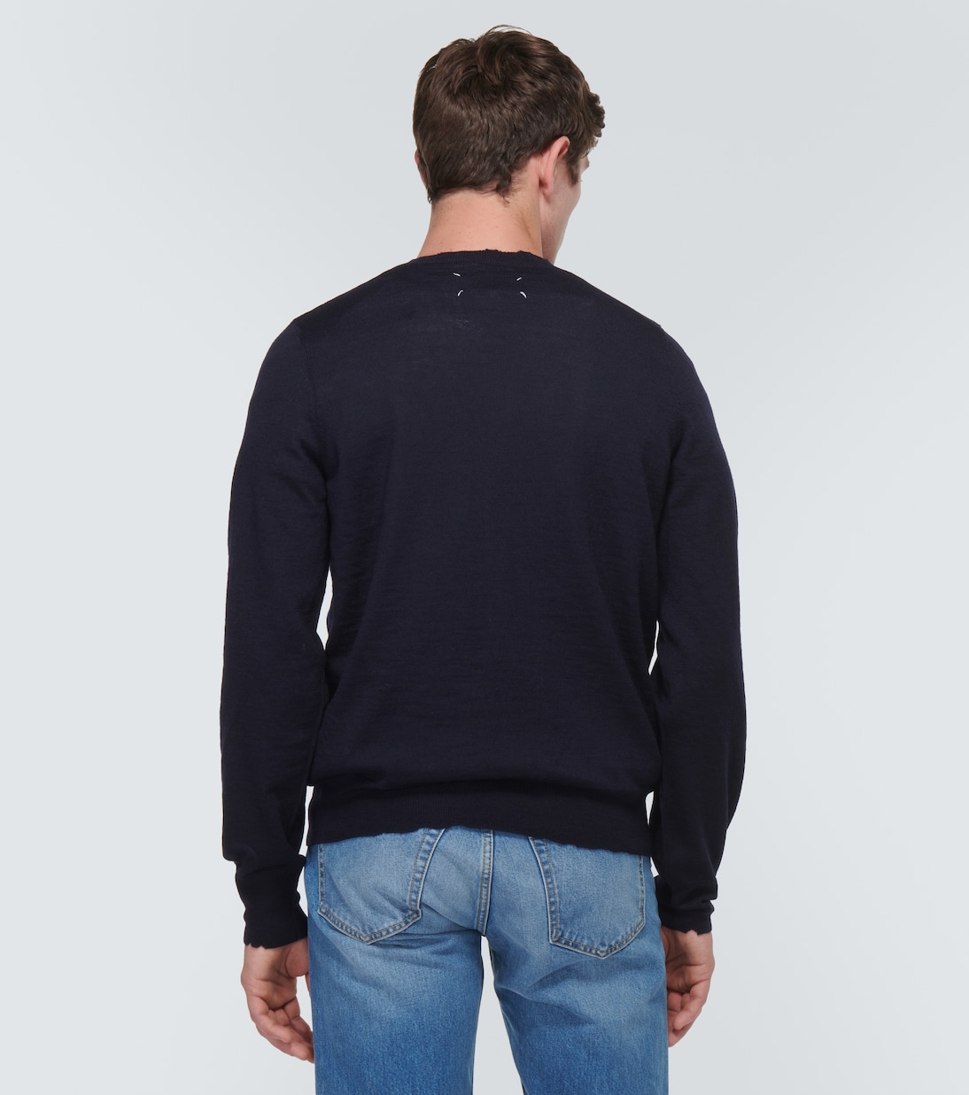 Embroidered wool cardigan | Maison Margiela