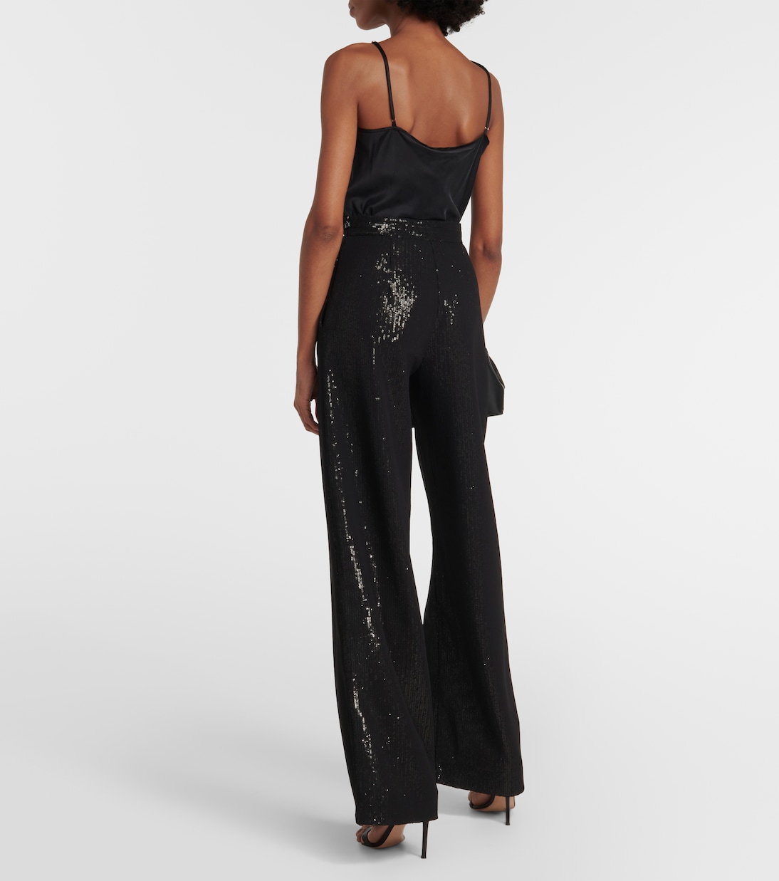 Pantalon ample Stelvio à sequins | Max Mara