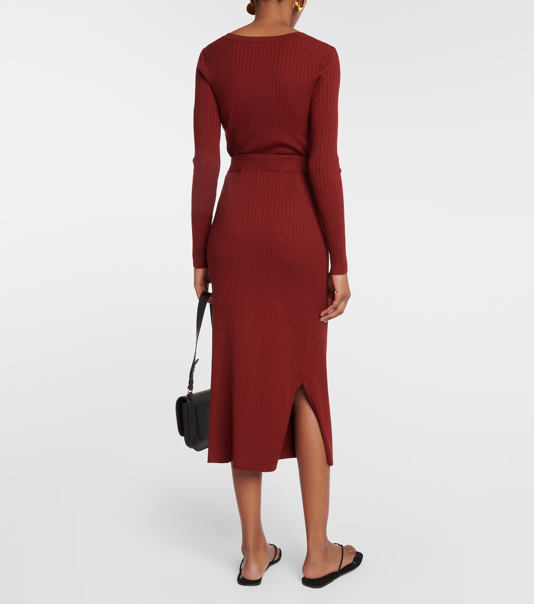 Leisure - Gonna midi Orosei in maglia | Max Mara