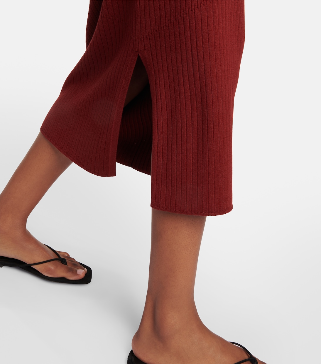 Leisure - Gonna midi Orosei in maglia | Max Mara