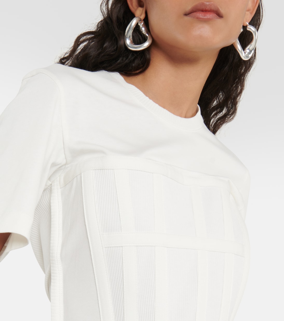Camiseta Corset en jersey de algodón | Dion Lee