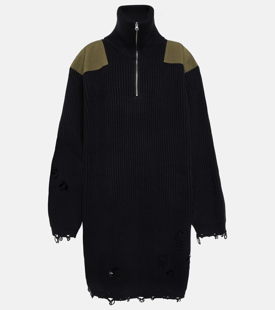 Abito felpa in cotone e lana | MM6 Maison Margiela