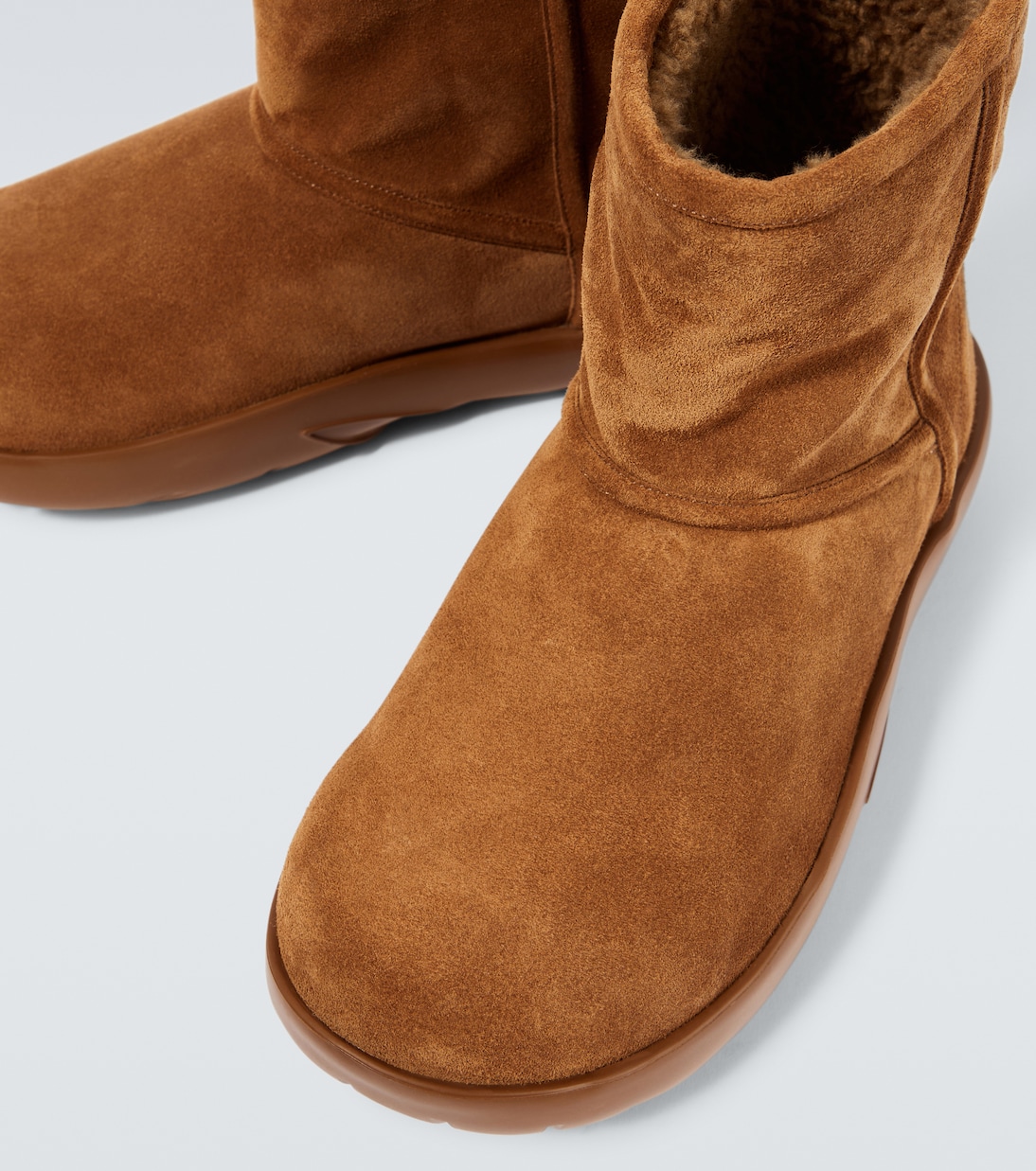 Ankle Boots Snap aus Veloursleder | Bottega Veneta