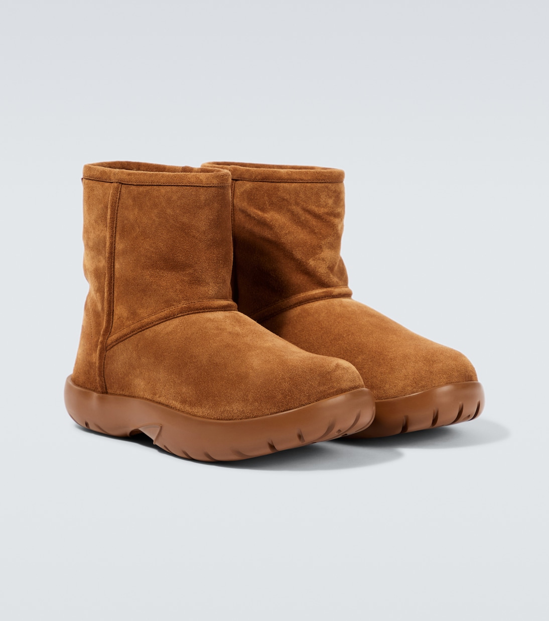 Ankle Boots Snap aus Veloursleder | Bottega Veneta