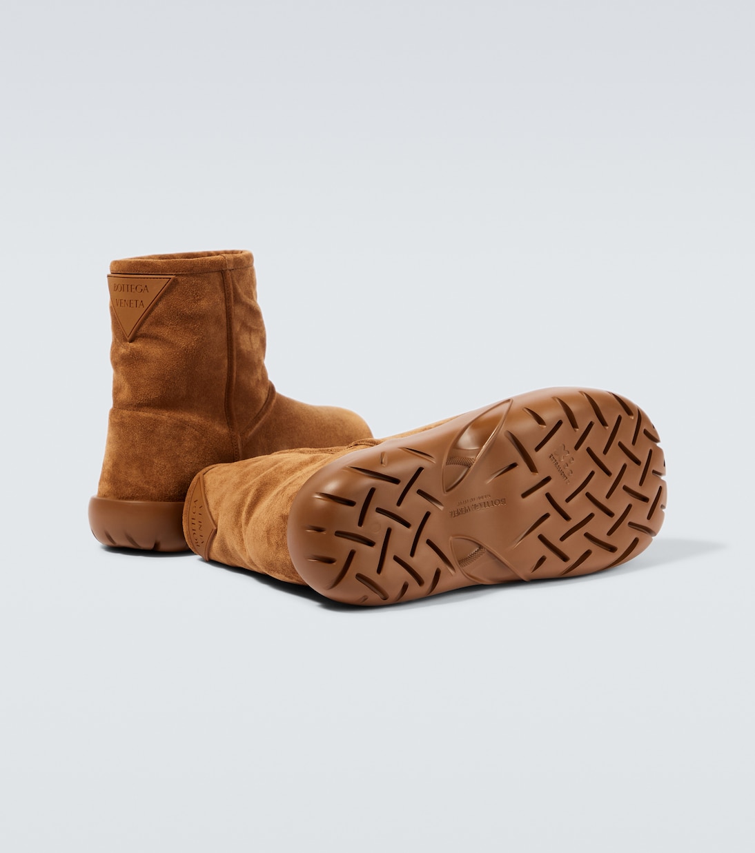 Ankle Boots Snap aus Veloursleder | Bottega Veneta