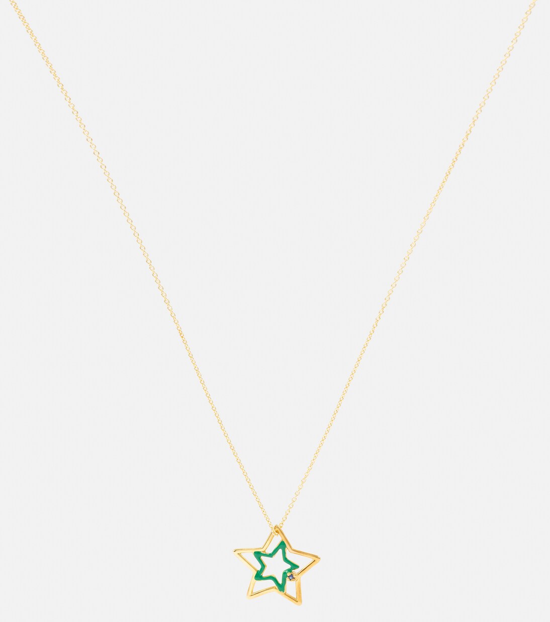 Collier Estrella en or 9 ct et saphir | Aliita