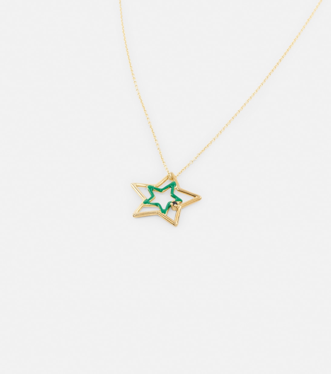 Collier Estrella en or 9 ct et saphir | Aliita
