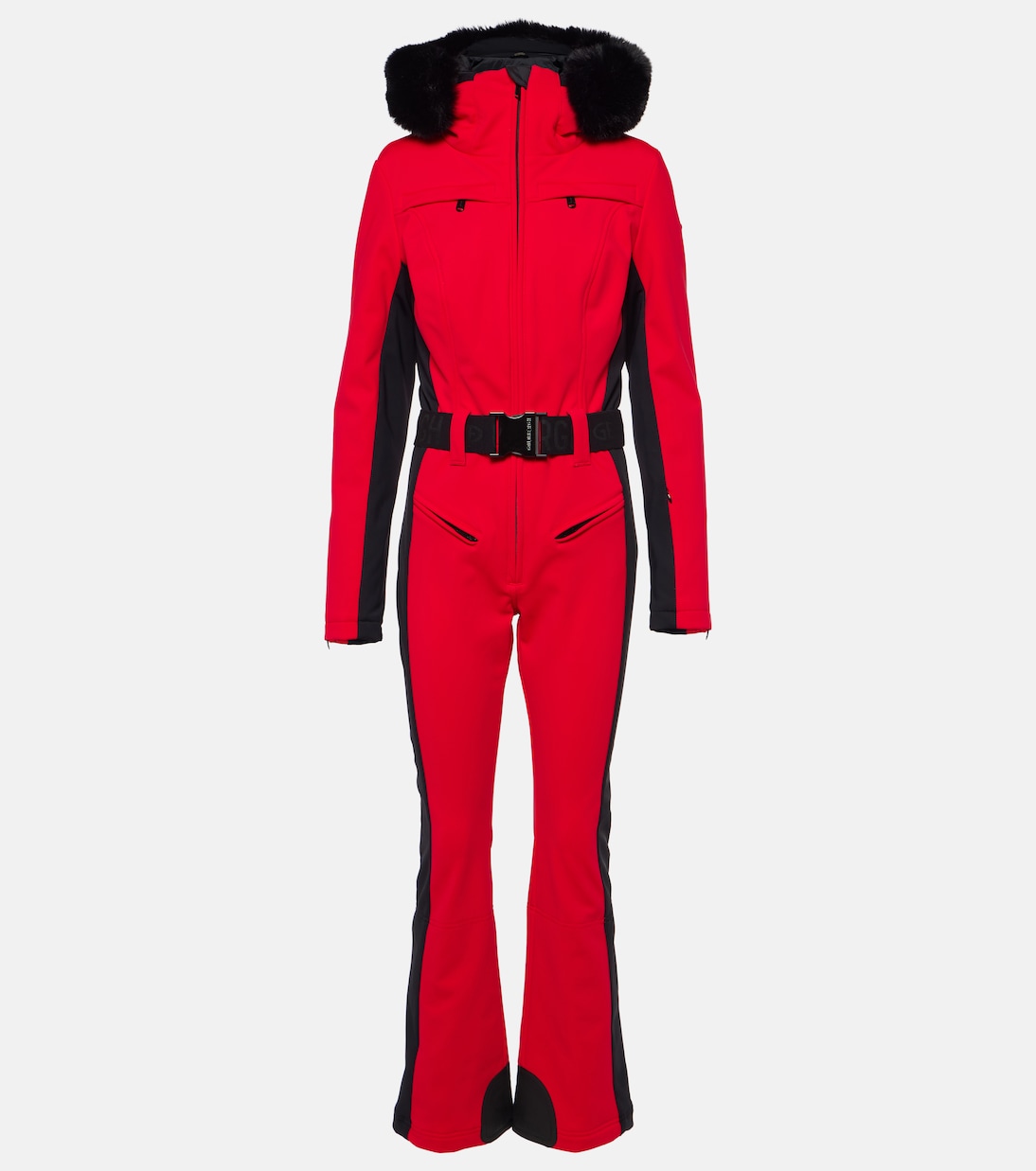 Parry faux fur-trimmed ski suit | Goldbergh