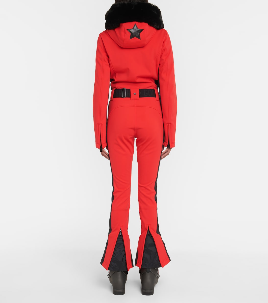 Parry faux fur-trimmed ski suit | Goldbergh