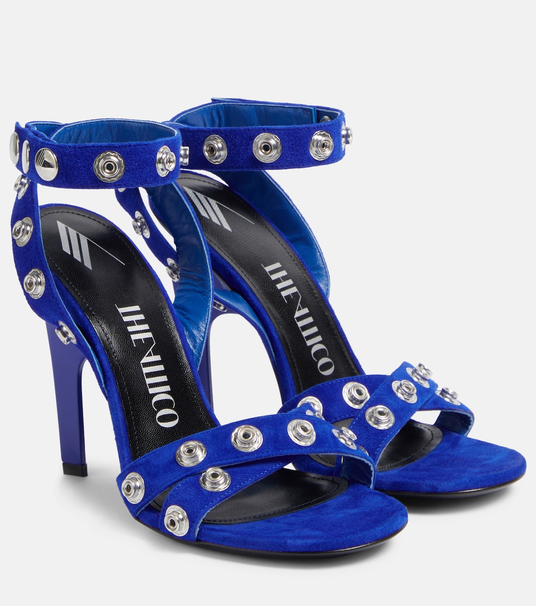 Sandalen Cosmo 105 aus Veloursleder | The Attico