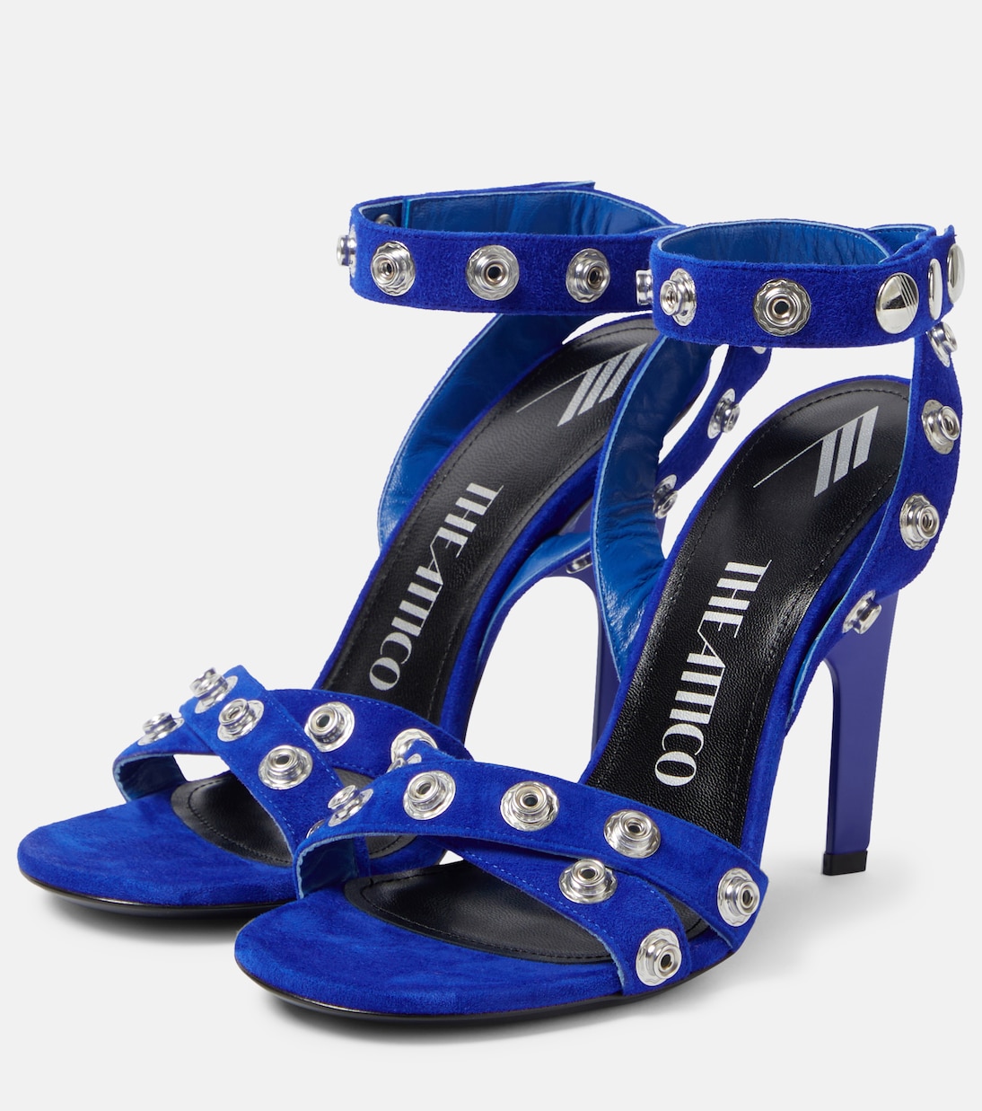 Sandalen Cosmo 105 aus Veloursleder | The Attico