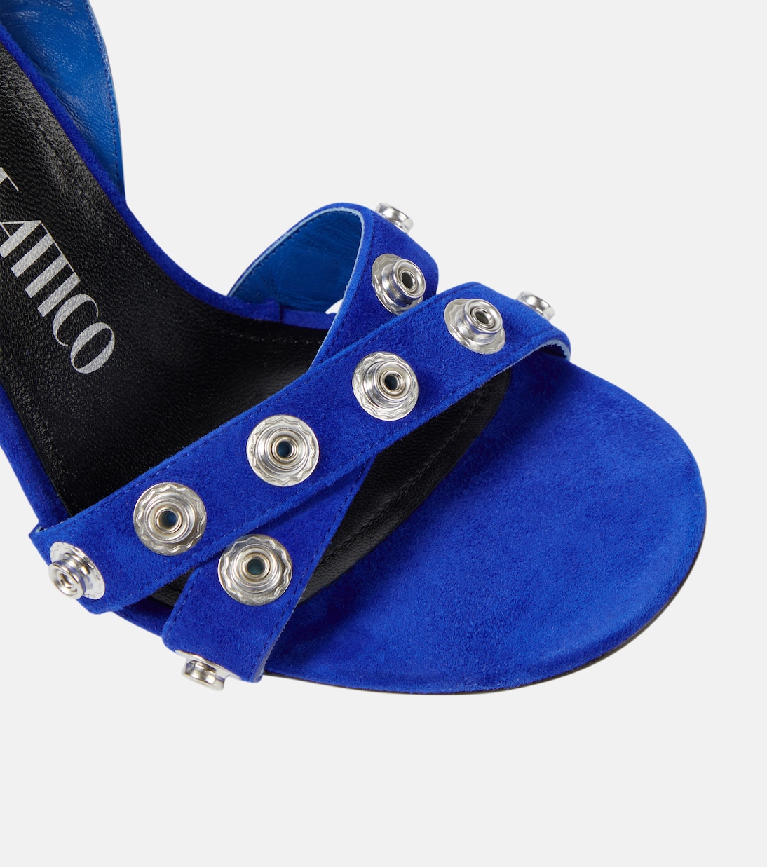 Sandalen Cosmo 105 aus Veloursleder | The Attico