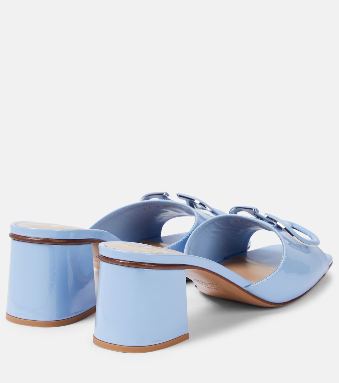 Pantoletten VLogo Signature 60 aus Lackleder | Valentino Garavani
