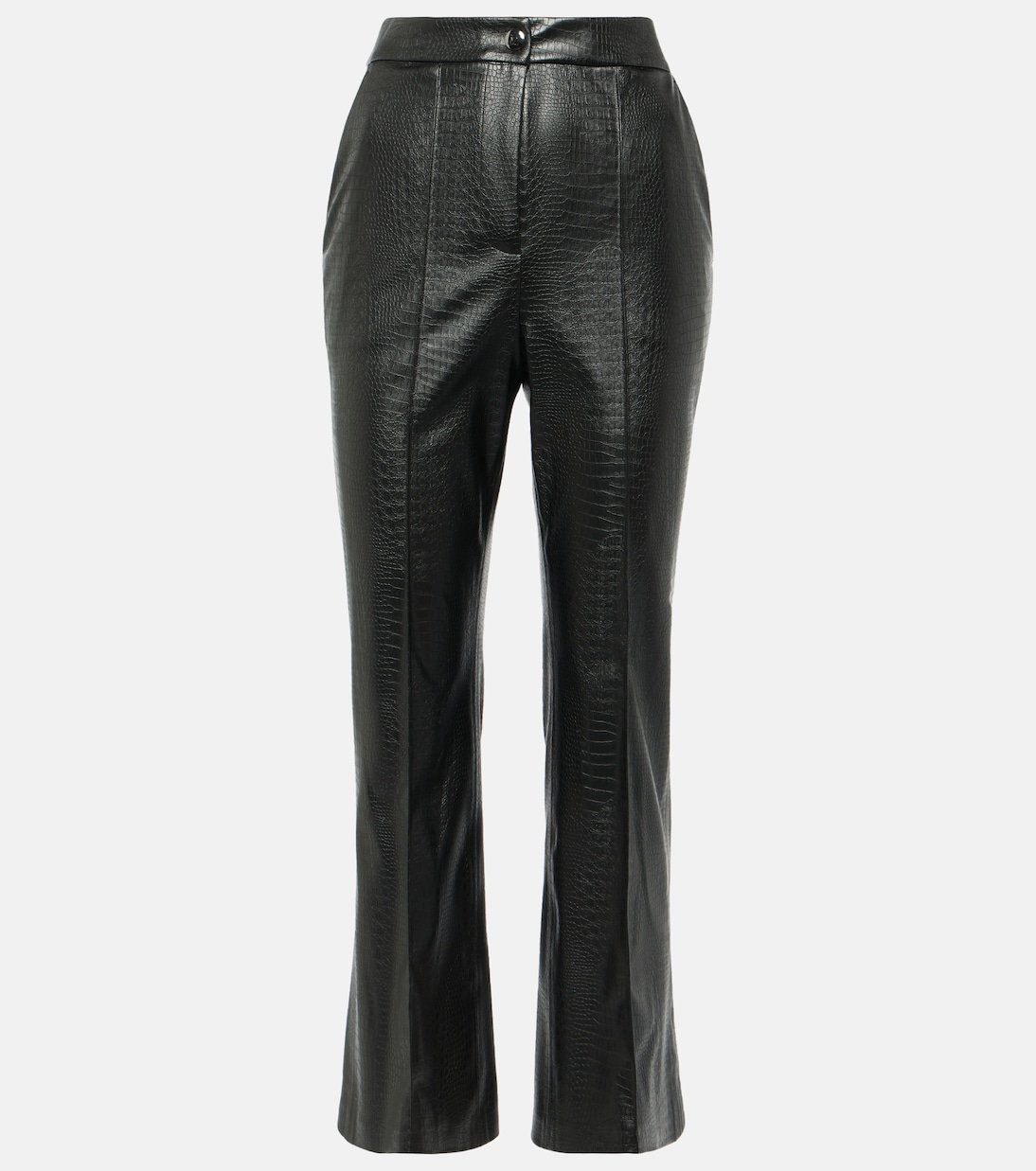 Pantalon évasé Queva en cuir synthétique | Max Mara