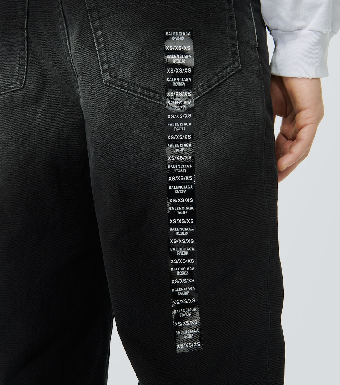 Jeans a gamba larga Size Sticker | Balenciaga