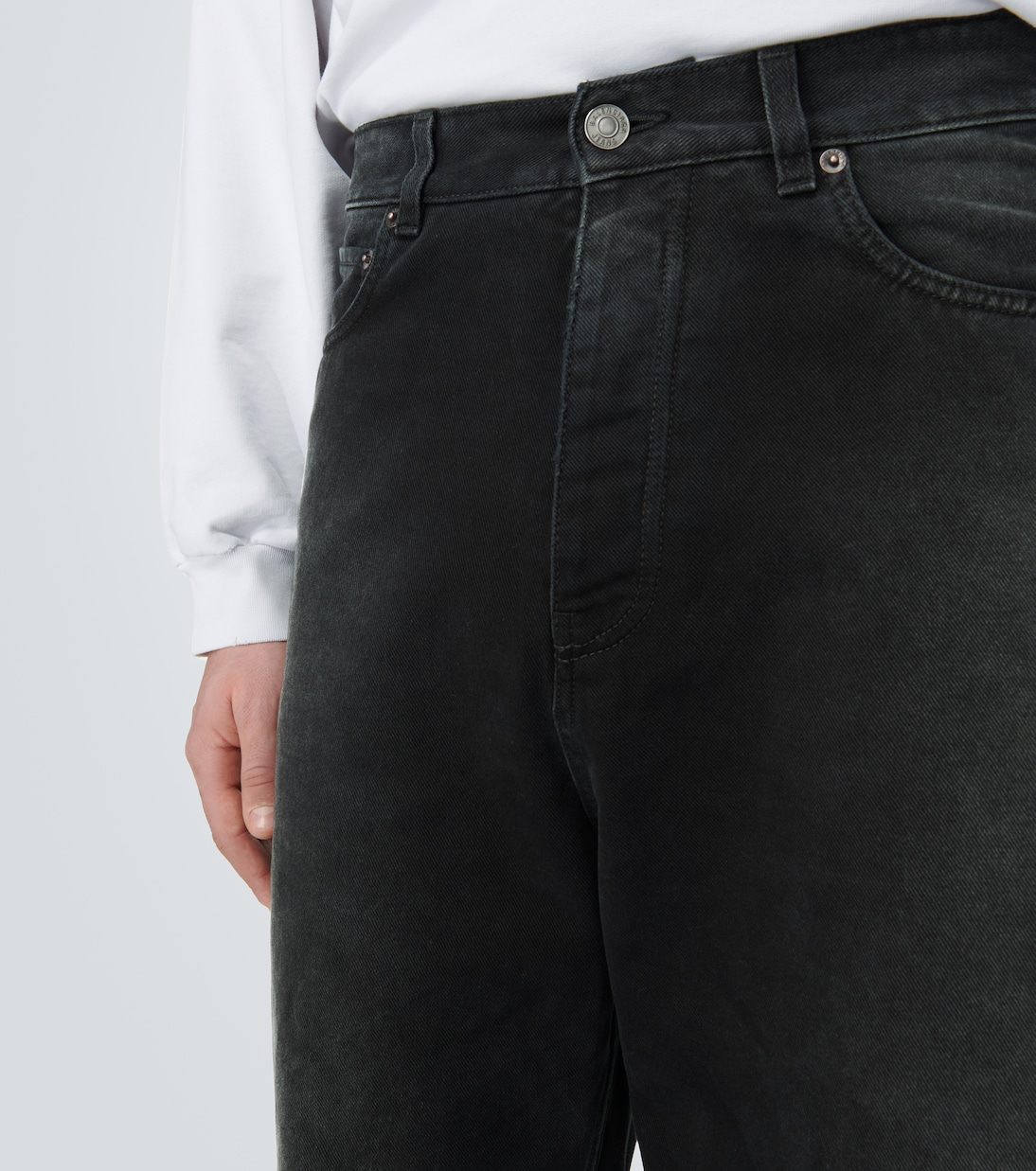 Jeans a gamba larga Size Sticker | Balenciaga
