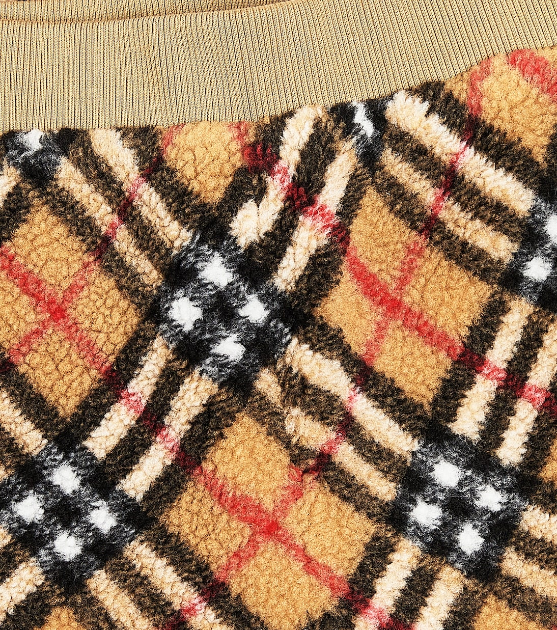 Burberry Check fleece sweatpants | Burberry Kids