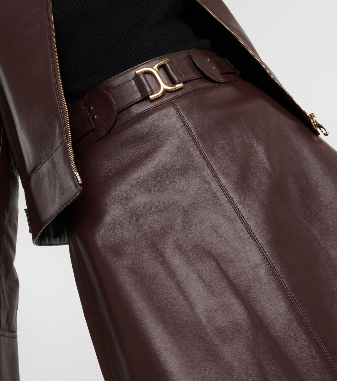 Leather miniskirt | Chloé