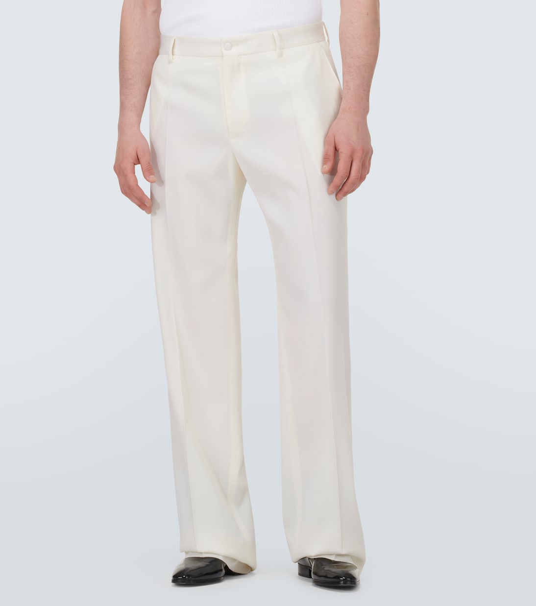 Pantaloni regular in lana | Dolce&Gabbana