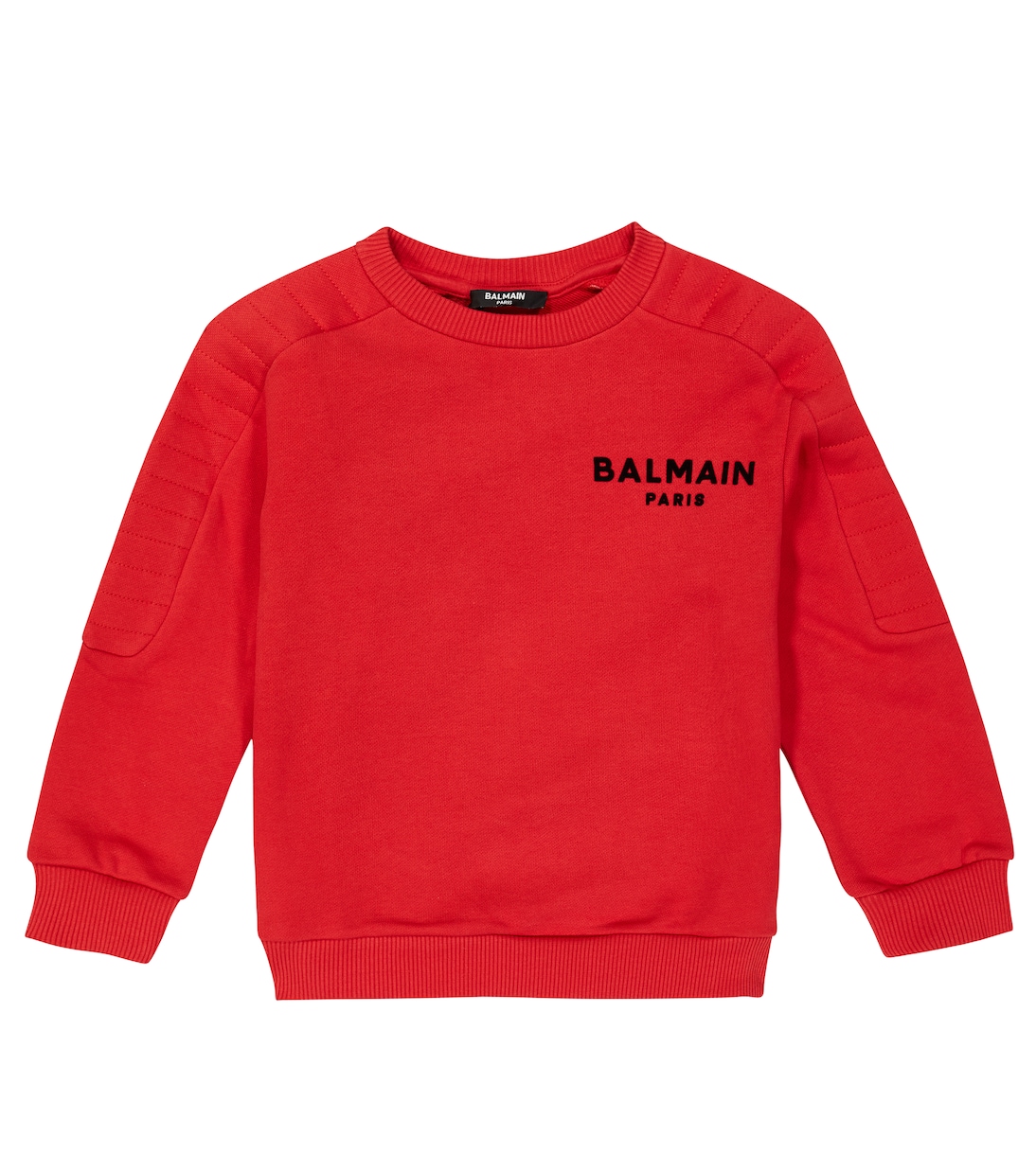 Sudadera de jersey de algodón con logo | Balmain Kids